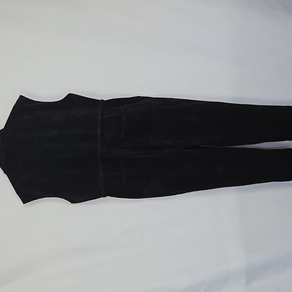 POL Black Corduroy Sleeveless Jumpsuit - Size Large - Picture 5 of 11
